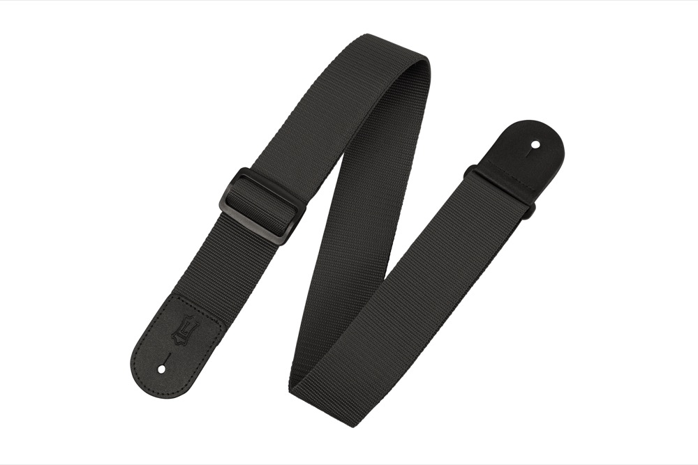 Levy's Levy's 2" Polypropylene Strap - Black - Guitars