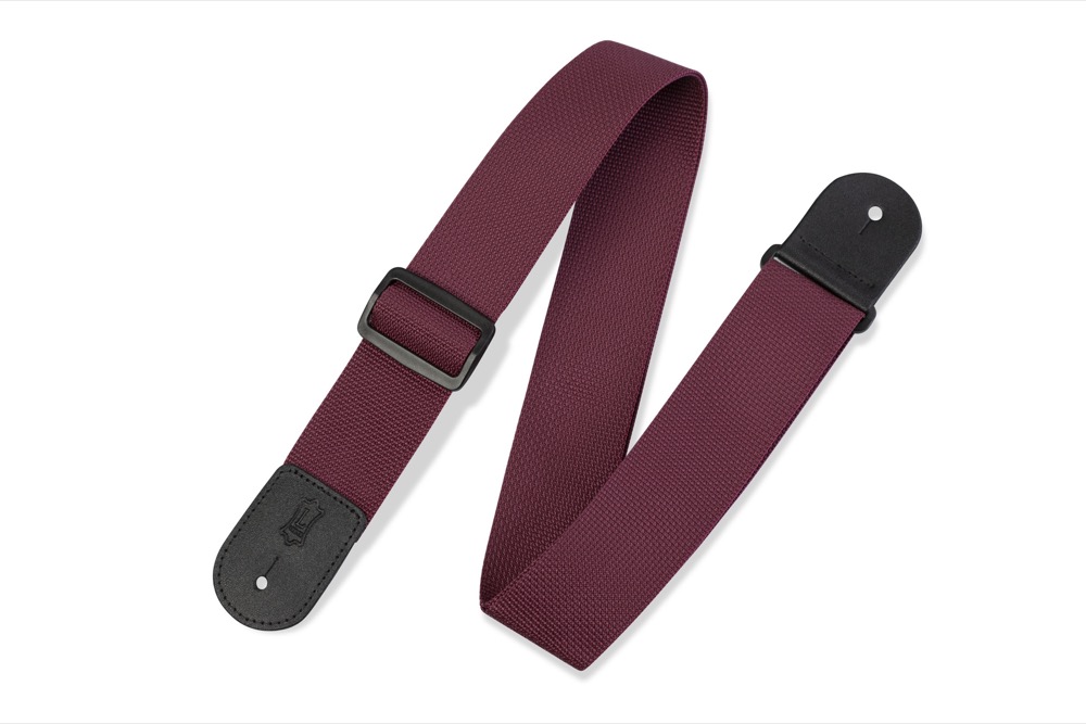 Levy's Levy's 2" Polypropylene Strap - Burgundy - Guitars