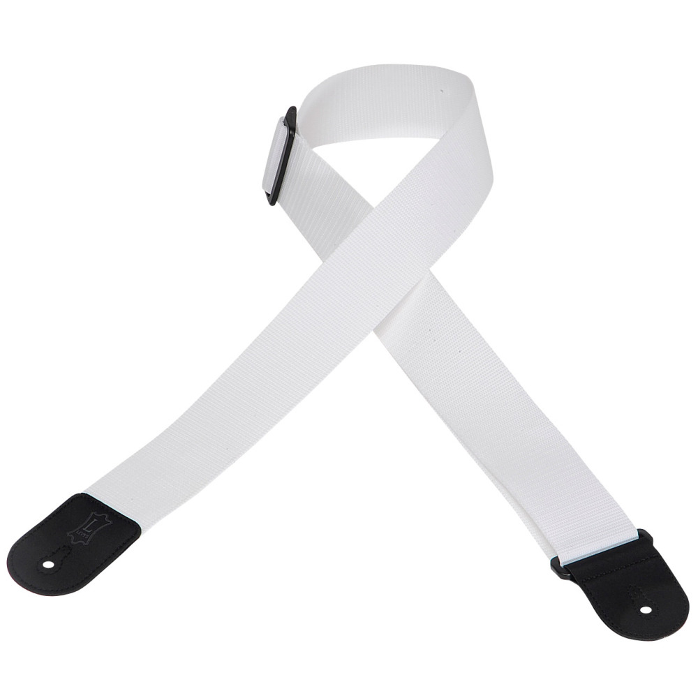 Levy's Levy's 2" Polypropylene Strap - White - Guitars