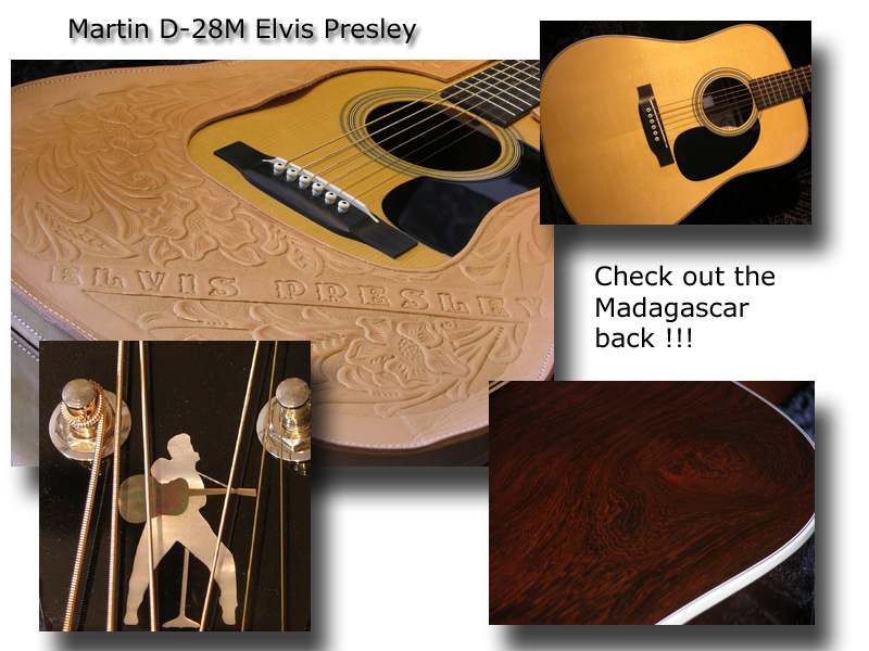 Martin Martin D-28M Elvis Presley Limited with Leather Cover and Case - Guitars
