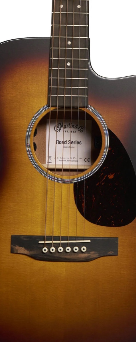 Martin Martin OMC-10E Modern Burst With Deluxe Padded Case - Guitars