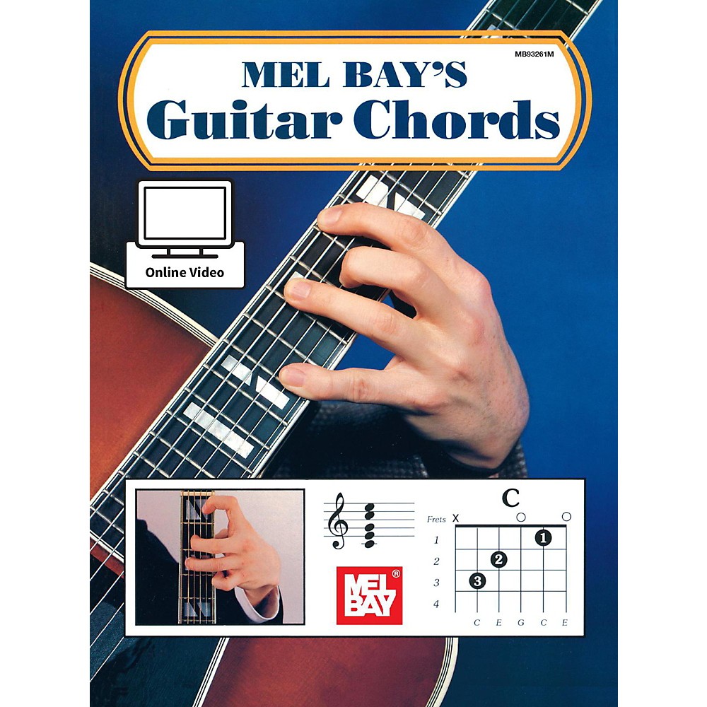 Mel Bay Guitar Chords Book w/Media