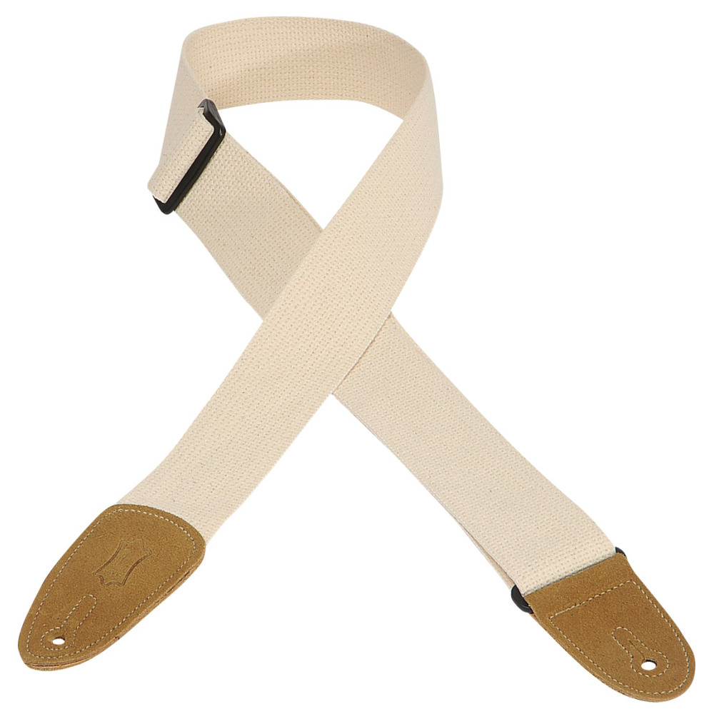 Levy's Levy's Cotton Guitar Strap - Natural - Guitars