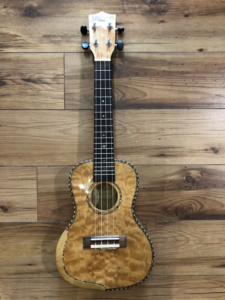 Molakai Concert Ukulele With Quilted Maple  …