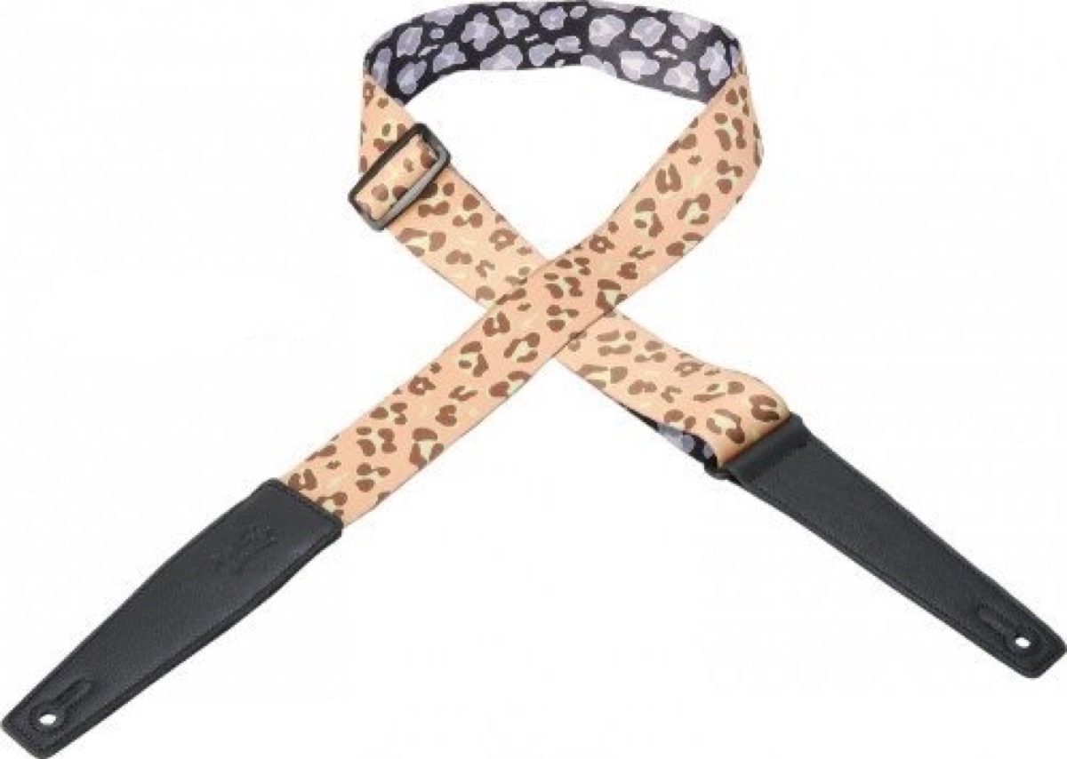Levy's Levys 2" Sublimation Polyester Guitar Strap - Leopard - Guitars