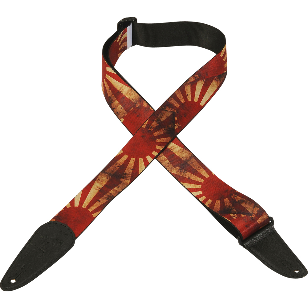 Levy's Levys MDP 2" Poly Sublimation With Patterns - Japan Flag - Guitars