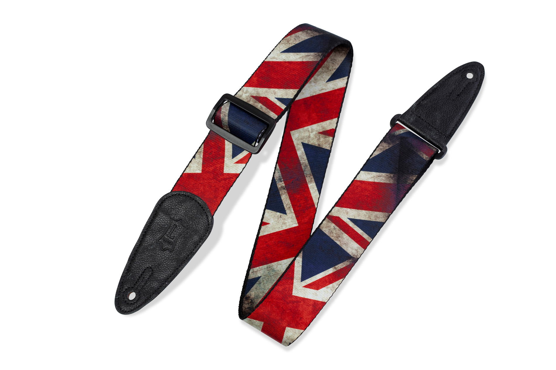 Levy's Levys MDP 2" Poly Sublimation With Patterns - UK Flag - Guitars