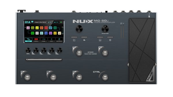 NUX NUX MG-50LI Amp Modeler and Guitar Effects Processor W/Bag- Dark Blue