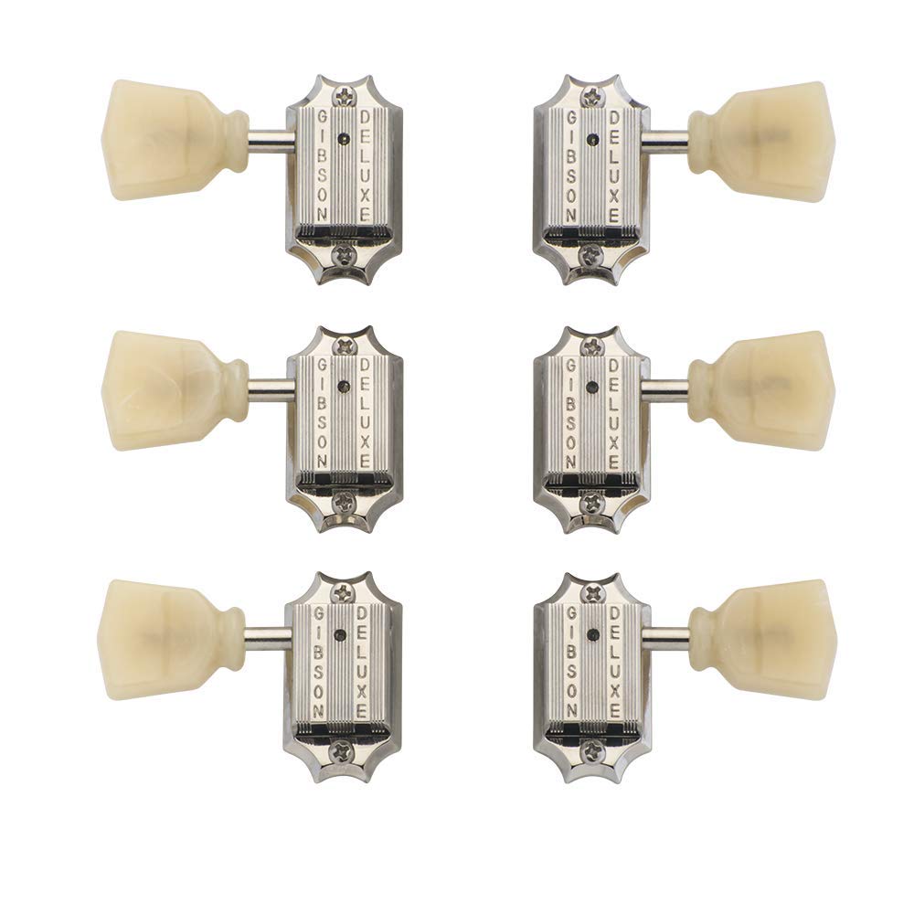 Gibson Gibson Kluson Machine Heads Nickel Yellow Tulip Complete Set - Guitars