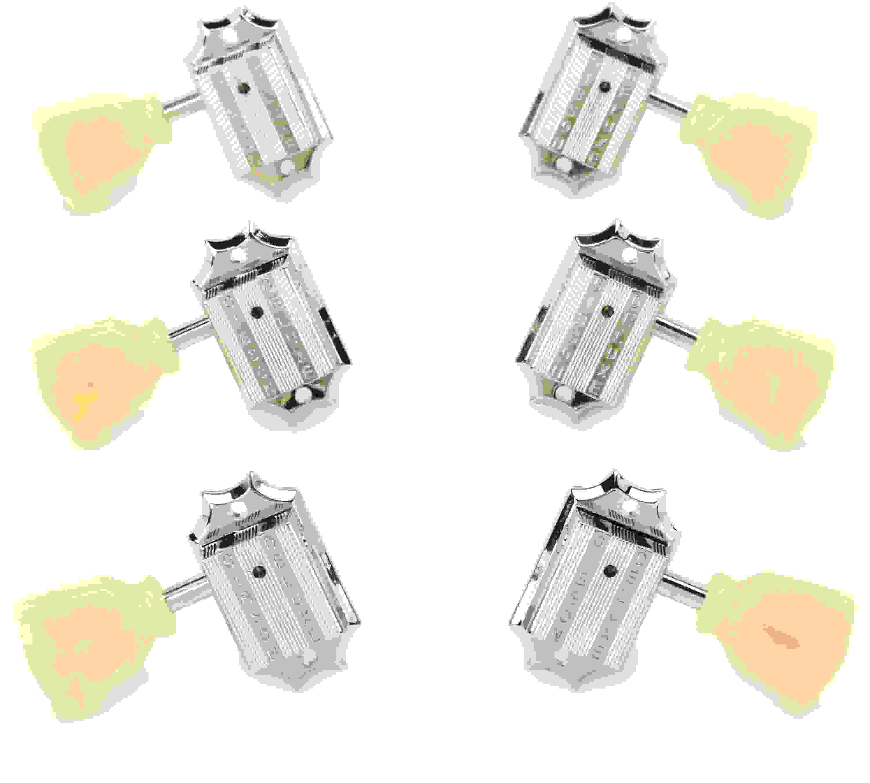 Gibson Gibson Kluson Machine Heads Nickel Yellow Tulip Complete Set - Guitars