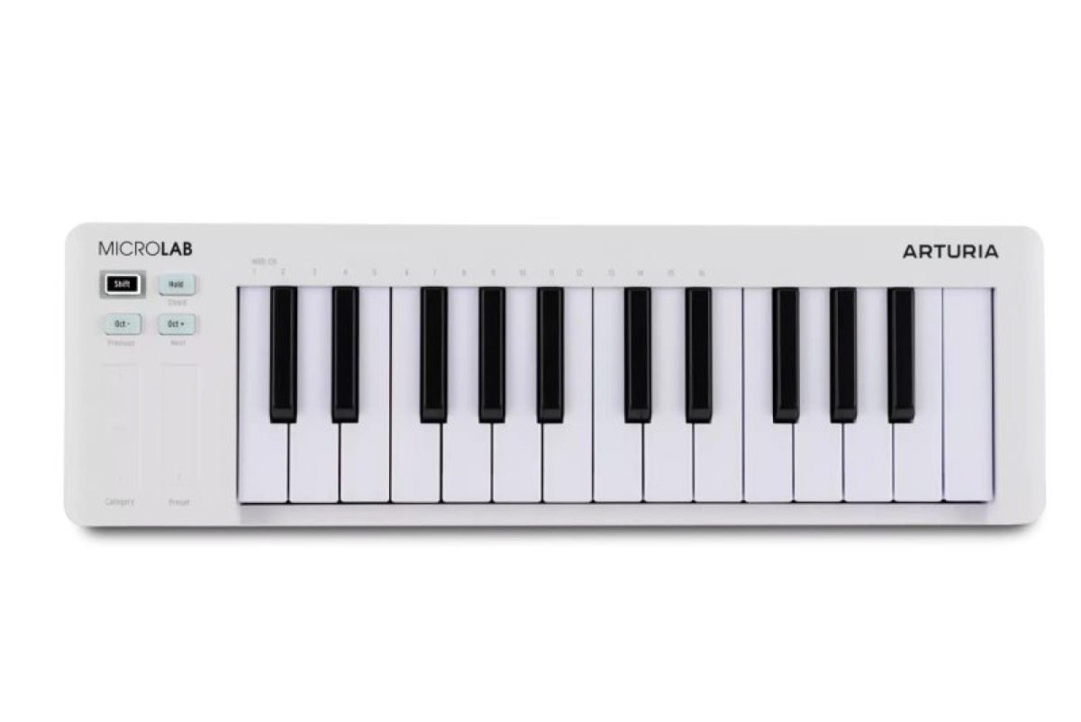 Arturia MicroLab mk3 White USB-C MIDI  …