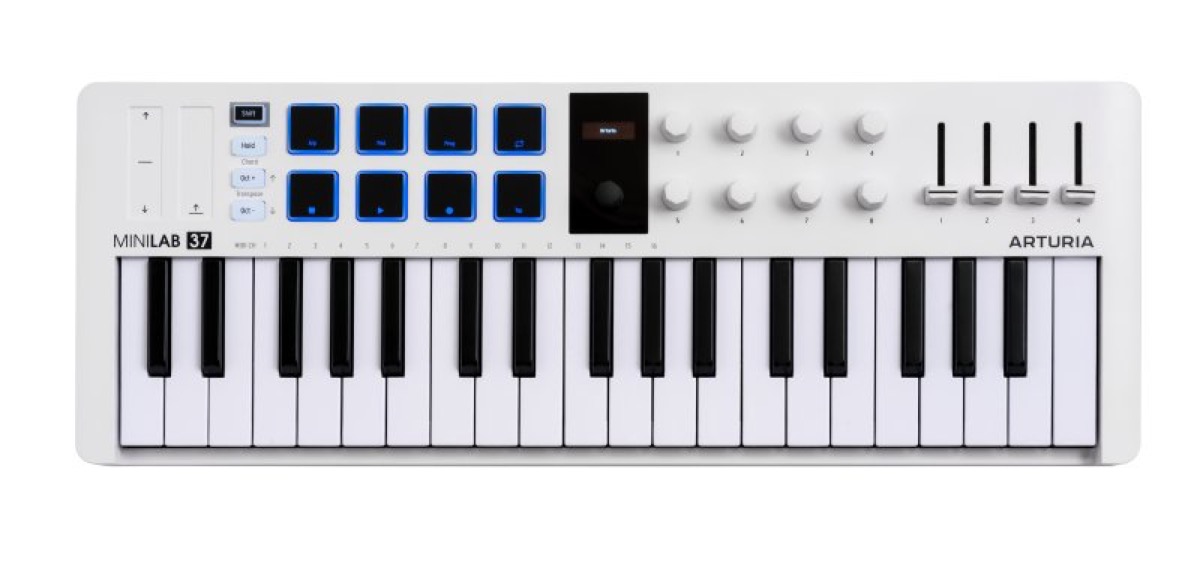 Arturia Arturia MiniLab 37 USB/MIDI 37-note Mini Keyboard Controller - White
