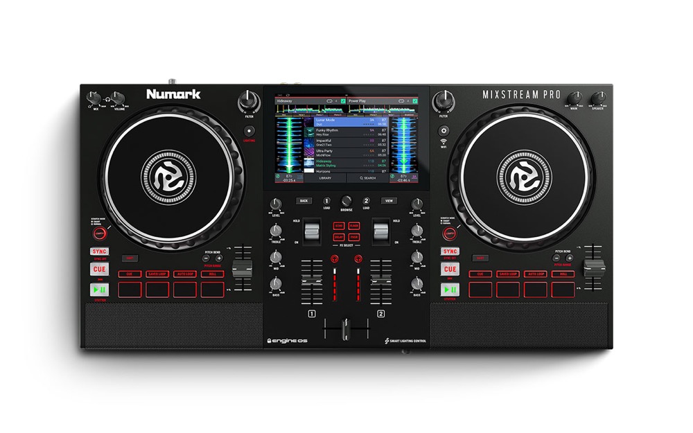 Numark Mixstream Pro DJ Controller with Wi-fi  …