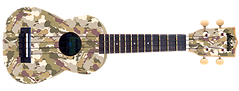 Kala Makala Ukadelic Soprano Ukulele Camo - Ukuleles