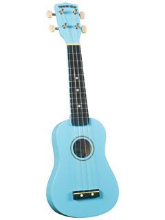 Kala Makala Soprano Dolphin Ukulele Light Blue - Ukuleles