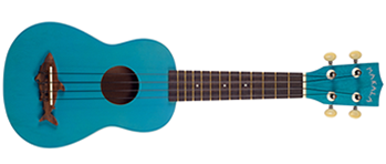 Makala Soprano Shark Ukulele In Mako Blue