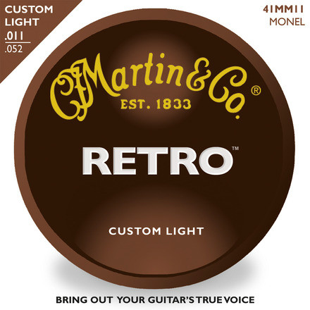Martin Retro Custom Light Acoustic Strings  …