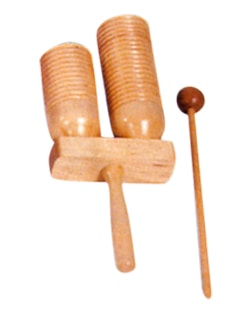 Misc Mano Agogo Block With Beater - Drums