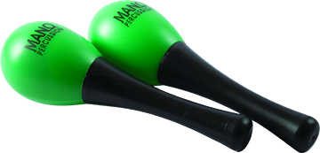 Mano Maracas Mini Handheld, Green
