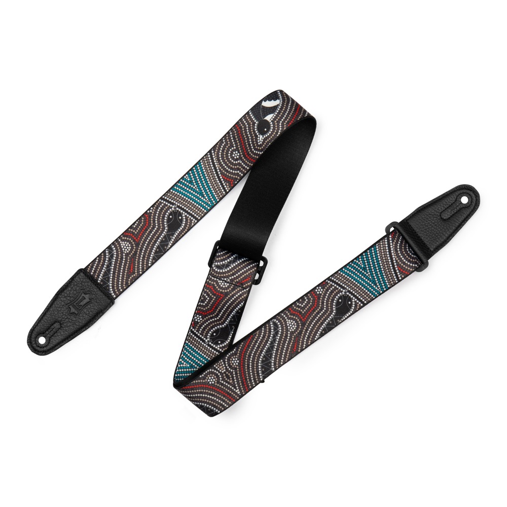 Levy's Levys 2" Down Under Series Poly Guitar Strap - Bird and Snake - Guitars