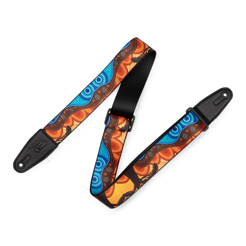 Levy's Levys 2" Down Under Series Poly Guitar Strap - Landscape - Guitars