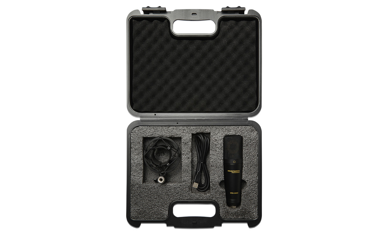 Marantz Pro Marantz MPM2000U Large Diaphragm Condenser USB Mic With Shock Mount - Recording