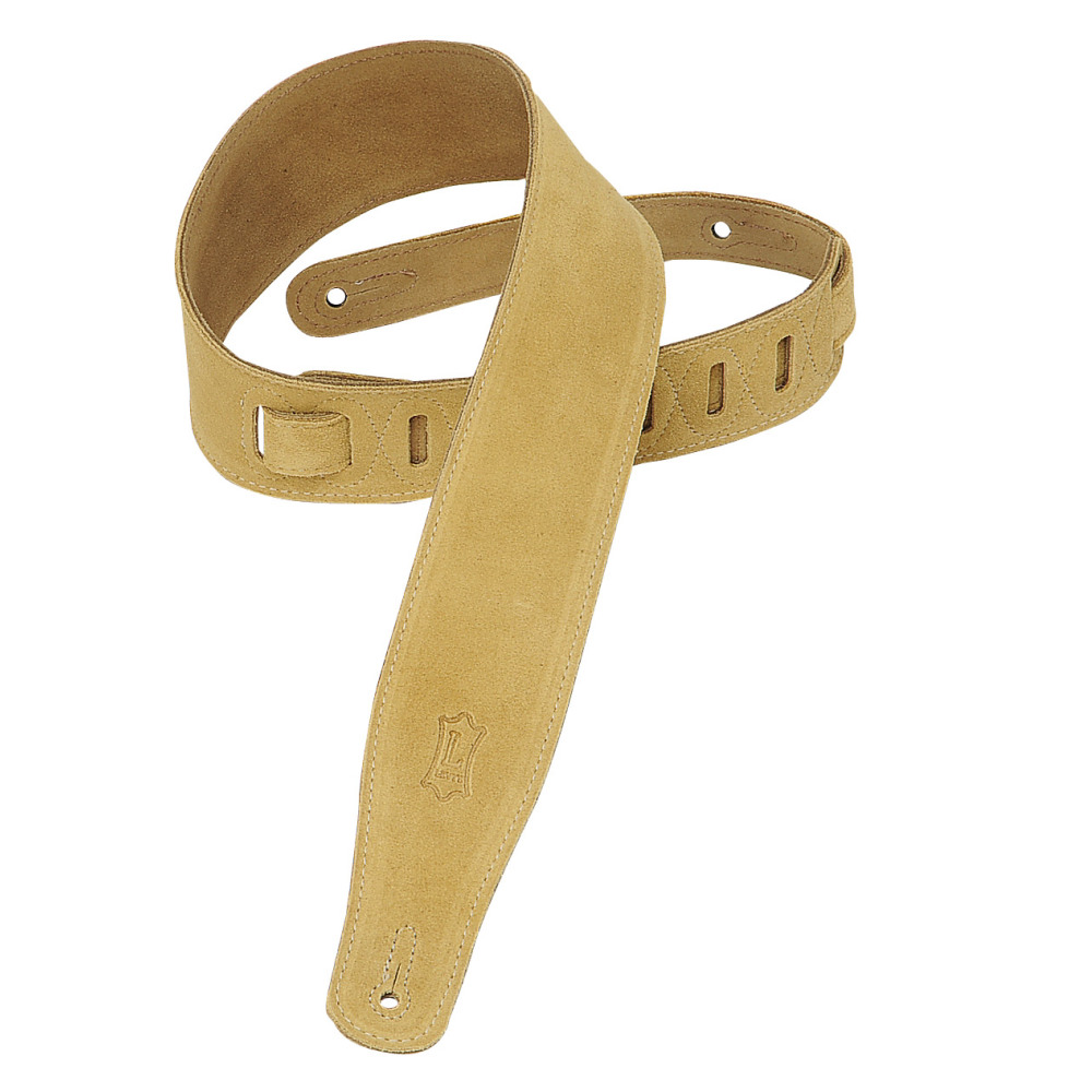 Levy's Levys 2.5" Suede Strap - Tan - Guitars