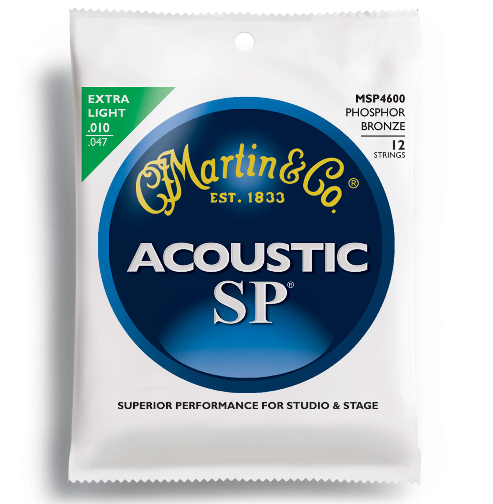 Martin Martin SP Acoustic Phosphor 12-String 10-47 MSP4600 - Strings