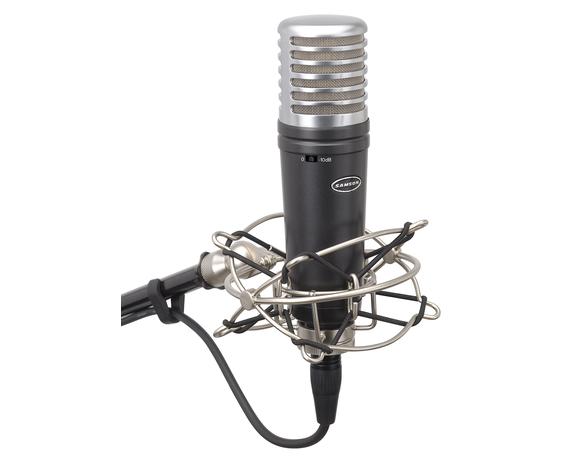 Samson Samson 1" Large Diaphragm Studio Condenser Mic Kit W/Shock Mount/Pop Filter - Recording