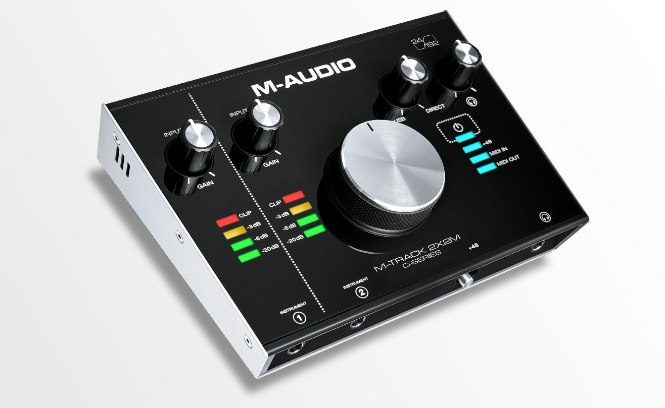 M-Audio M-Audio M-TrackII USB Audio MIDI Interface - Recording