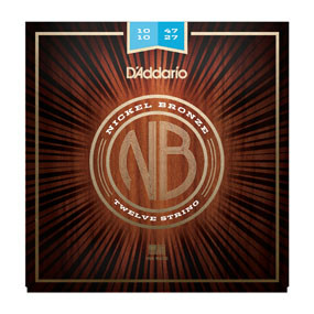 D'Addario D'Addario NB Acoustic Nickel Bronze 10-47 Extra Light 12 String Set  NB1047-12 - Strings