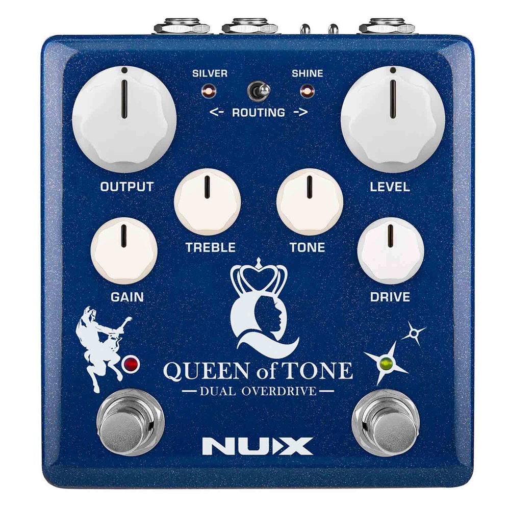 NUX Queen Of Tone Duel Overdrive Pedal NDO-6