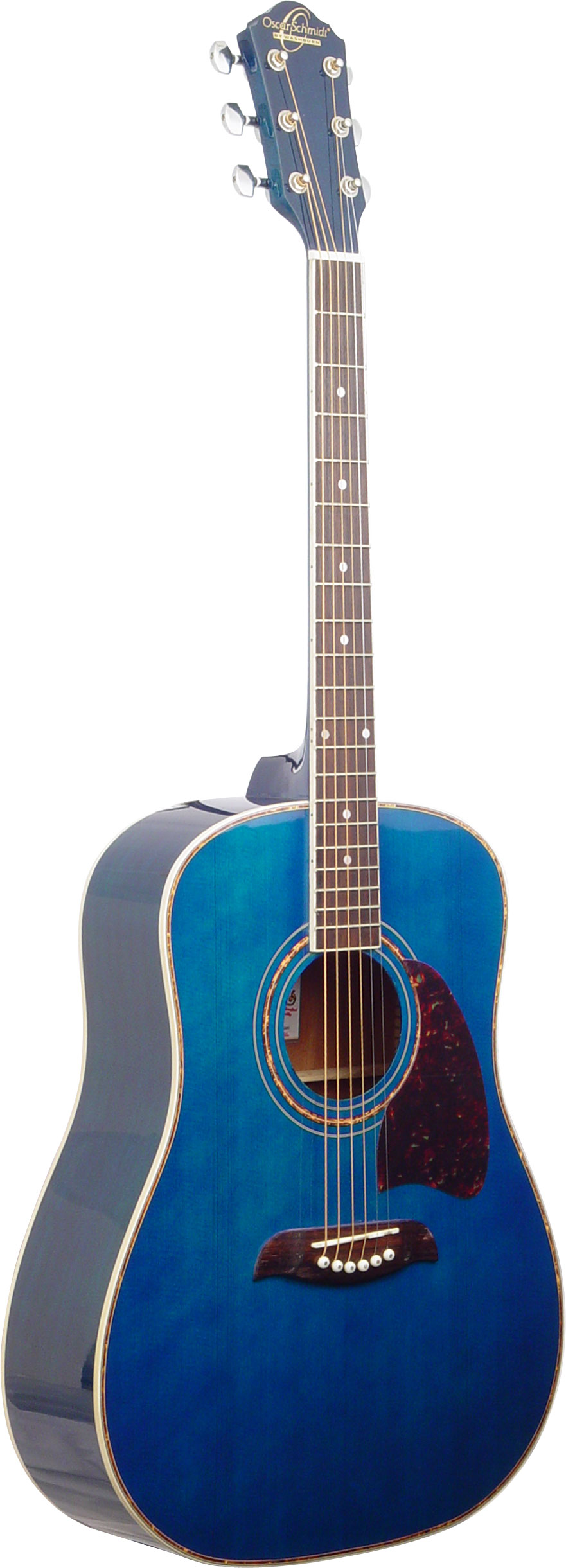 Oscar Schmidt Oscar Schmidt Dreadnought Trans Blue - Guitars