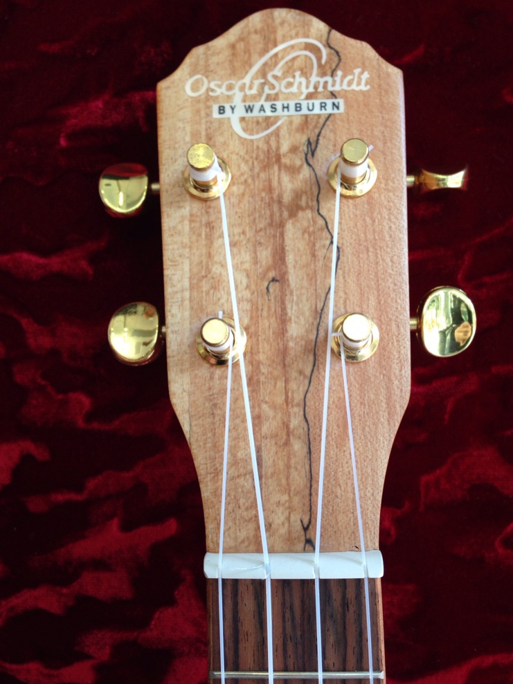 Oscar Schmidt Oscar Schmidt OU18 Soprano Ukulele Spalted Maple - Ukuleles