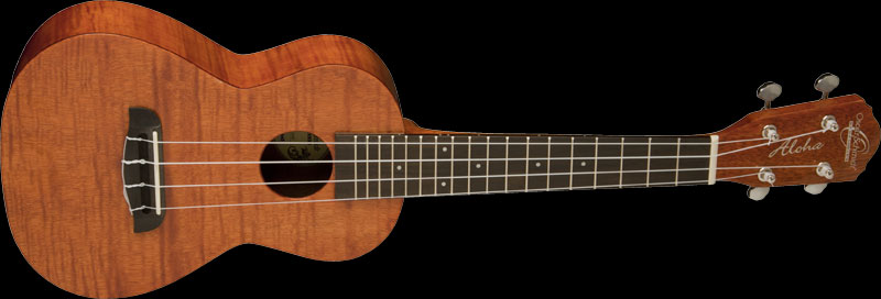 Oscar Schmidt Oscar Schmidt OU300F Gloss Concert Flame Uke - Ukuleles