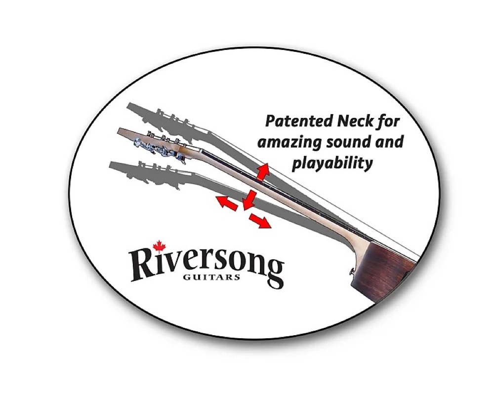 Misc Riversong River Pacific Acoustic Electric P2P GA w/Bag - Guitars