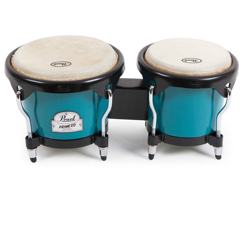 Pearl Pearl Primero Fiber Bongo 6" and 7" In Deco Blue - Drums