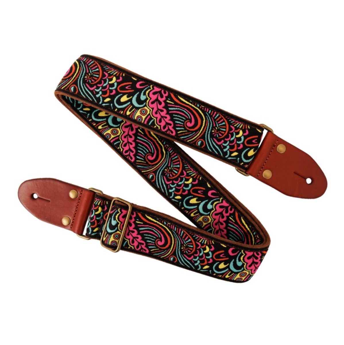 Profile Multi-Colour Pattern Jacquard Strap