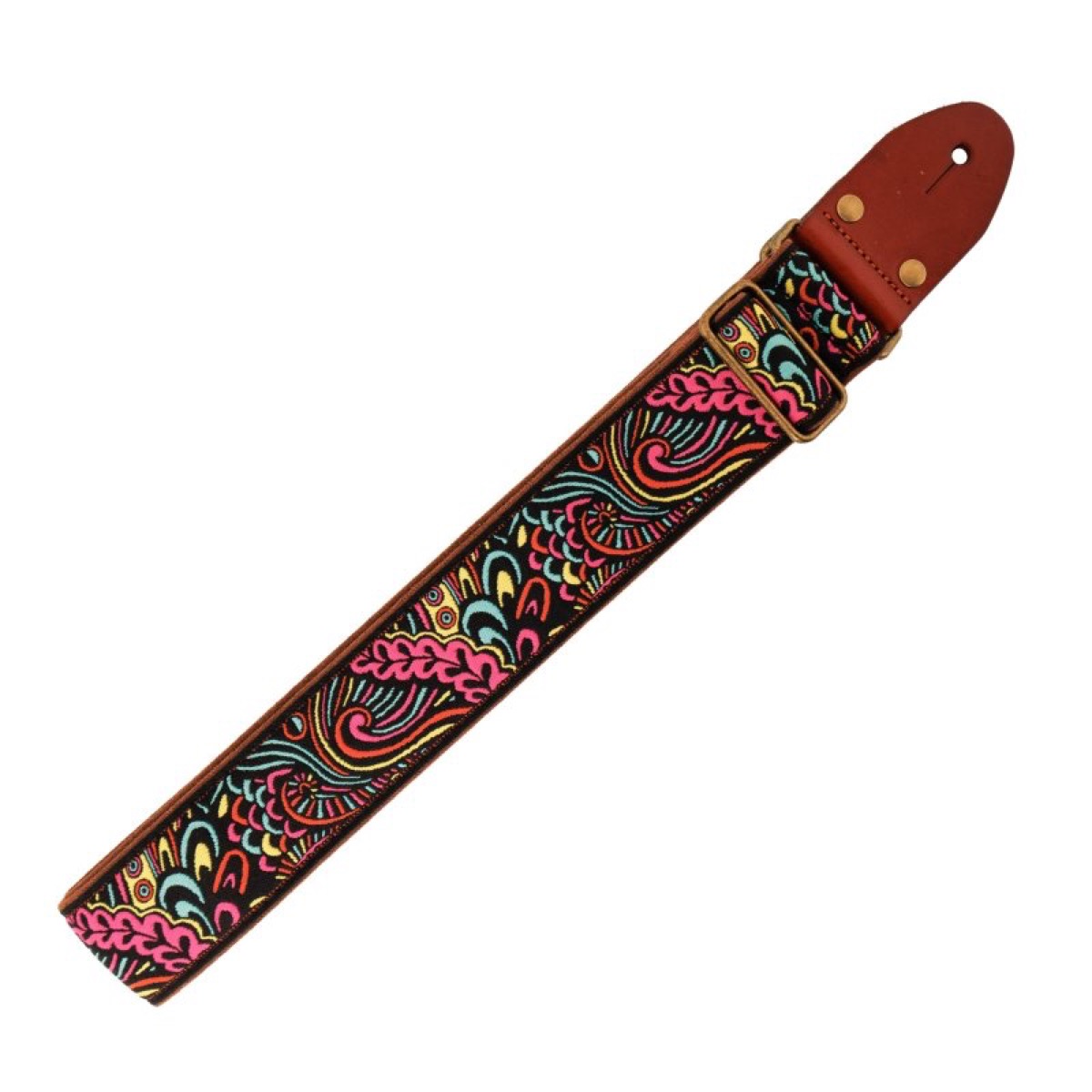 Profile Profile Multi-Colour Pattern Jacquard Strap - Guitars