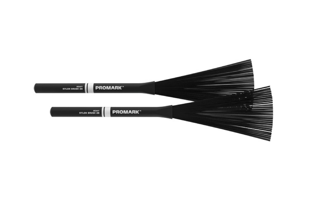 Promark Nylon Brushes 2B Heavy, Black
