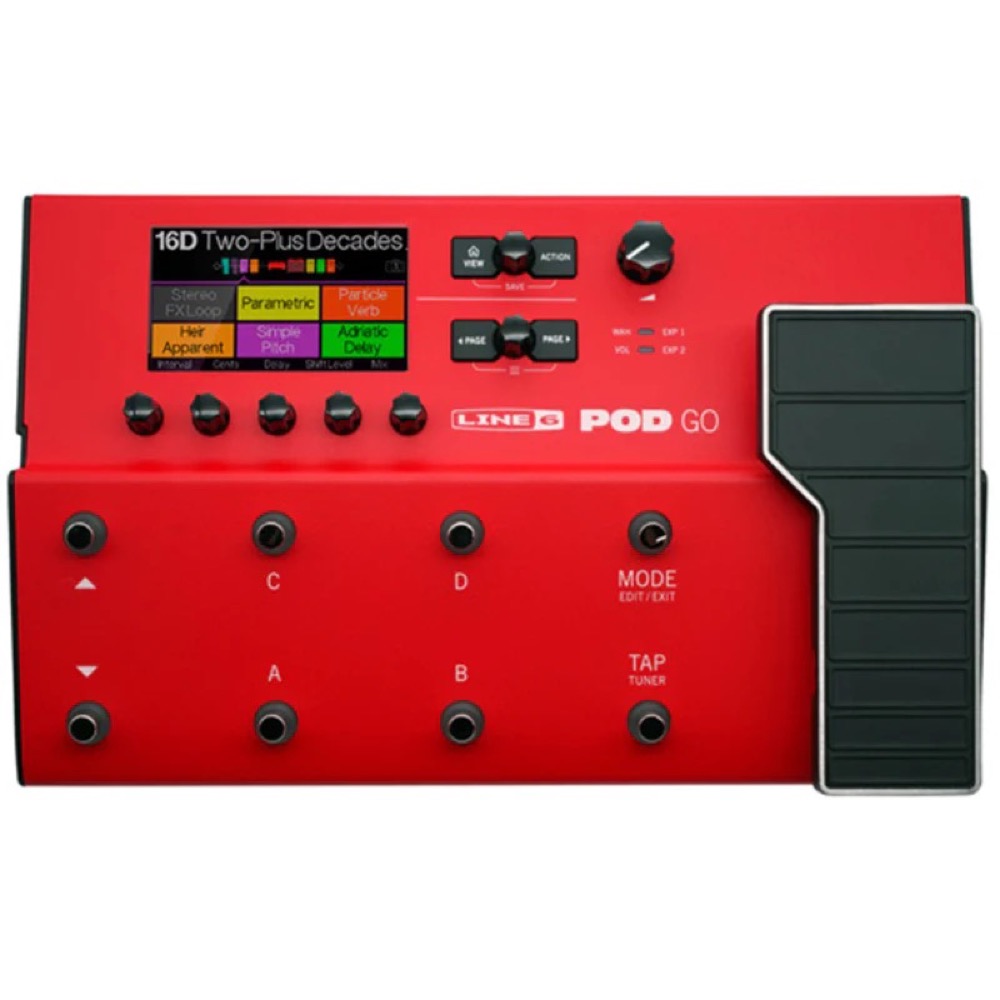 Line 6 POD Go Limited Red Floor Multi Effects