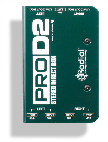 Radial ProD2 Passive Stereo Direct Box