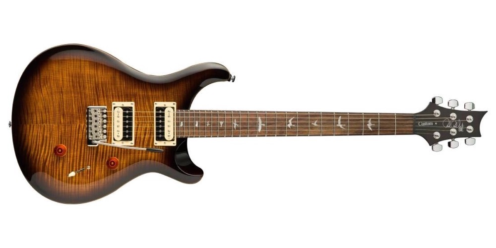 PRS SE Custom 24 - Black Gold Sunburst, Gig Bag