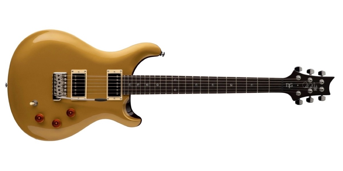 PRS SE DGT Dave Grissom Trem, Moons - Gold  …
