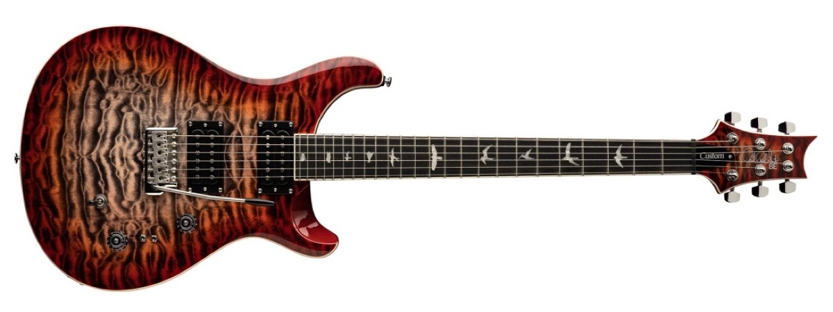 PRS SE Custom 24-08 Quilt - Charcoal  …