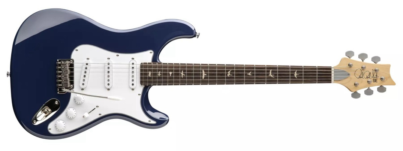 PRS PRS SE Silver Sky John Mayer - Trad Blue, Rosewood Board, Gig Bag - Guitars