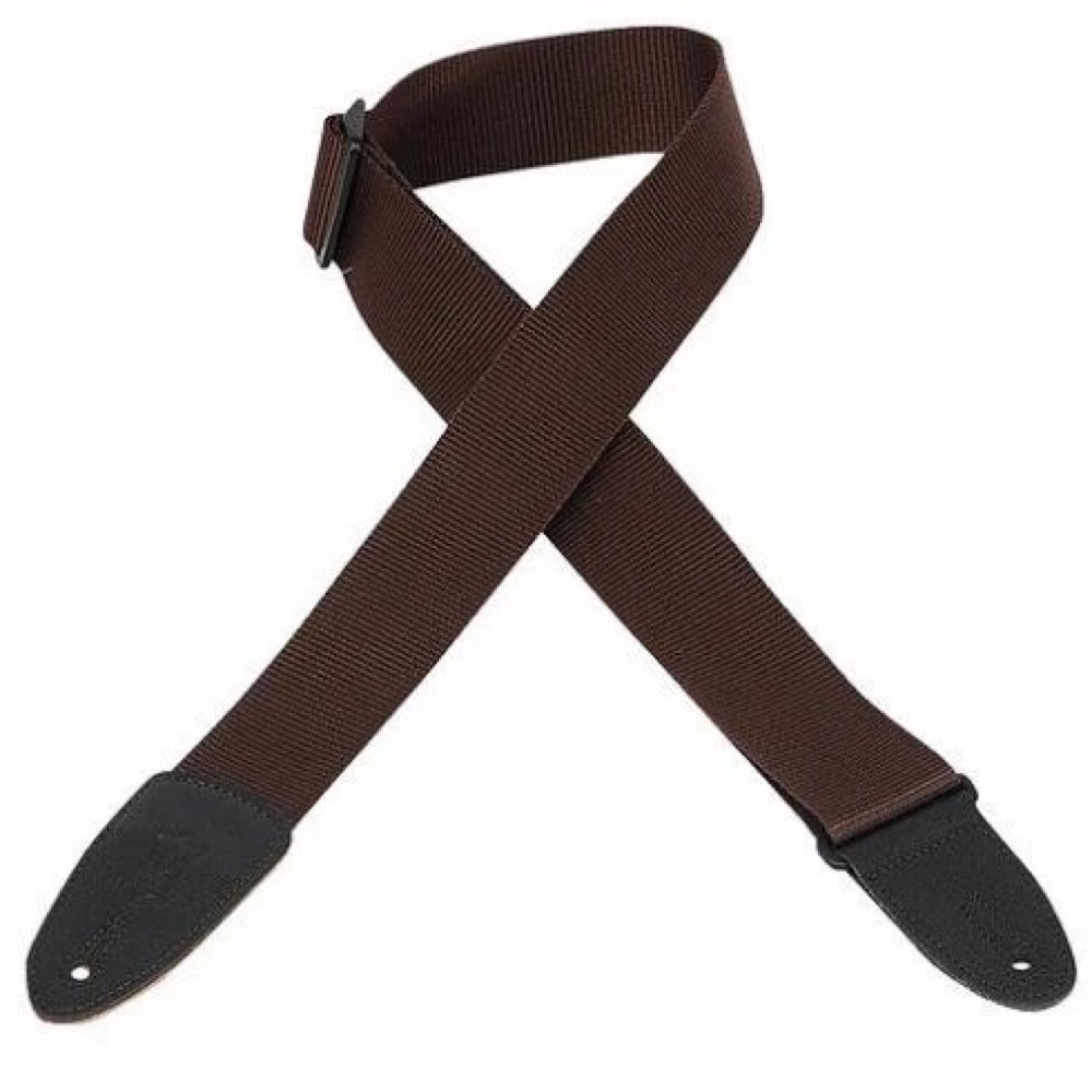 LM Straps LM Straps 2" Polypropylene Strap - Brown - Guitars