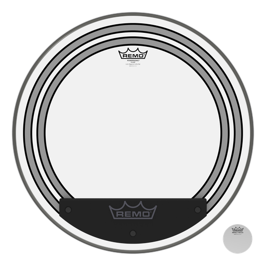 Remo Remo 20" Powersonic, Clear - Drums