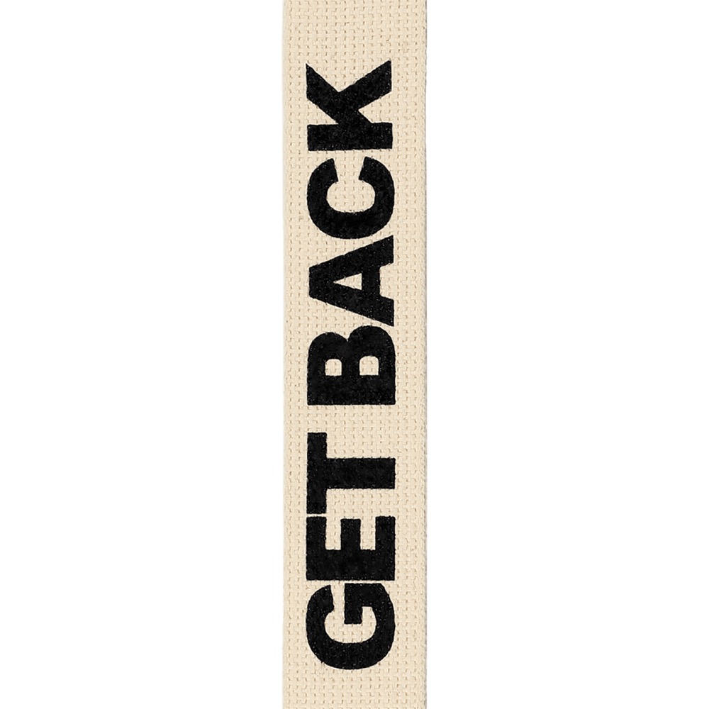Planet Waves Planet Waves Beatles 50mm Guitar Strap - Cotton, Get Back, Vegan - Guitars