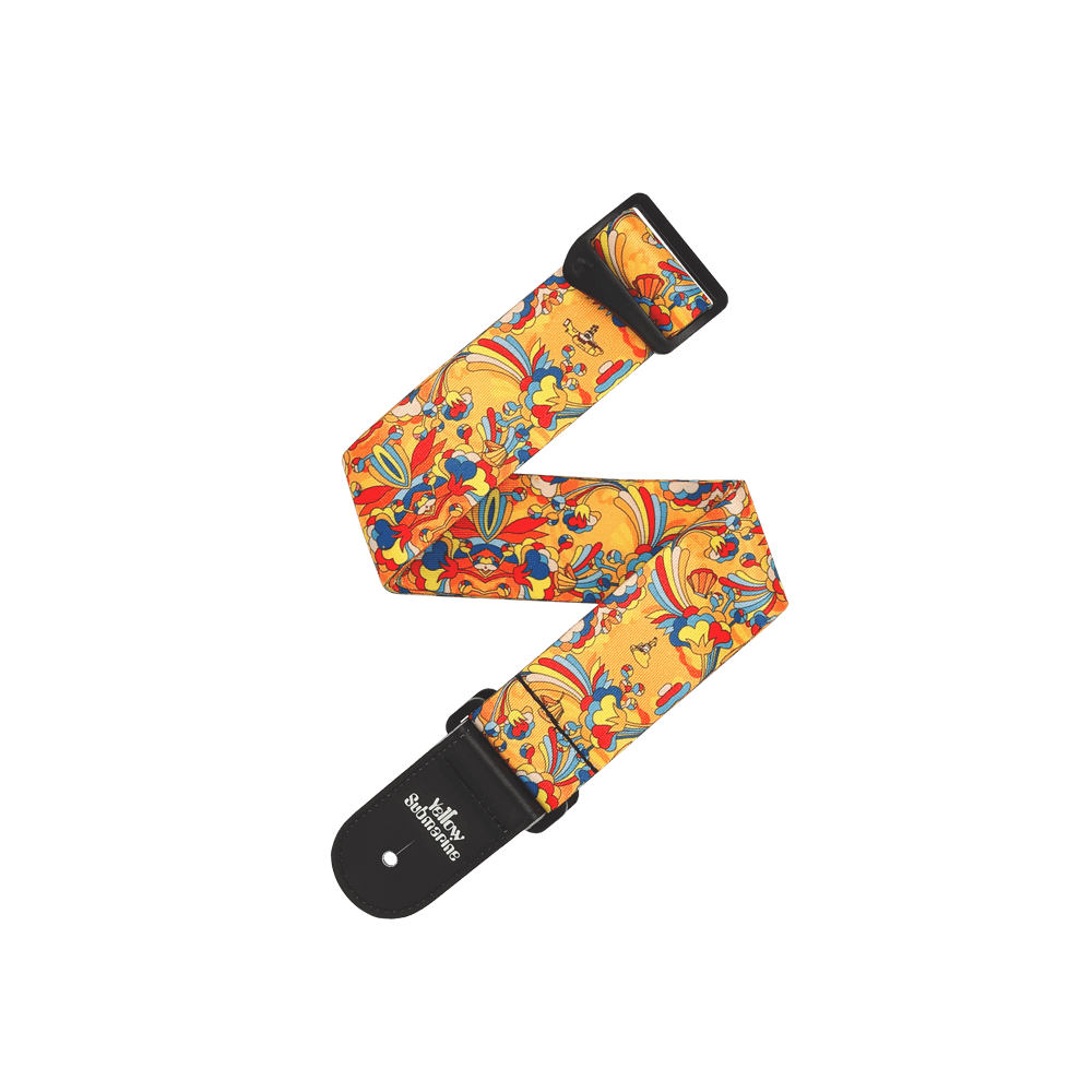 D'Addario Planet Waves Beatles Guitar Strap - Yellow Sub Primrose Prairie - Guitars